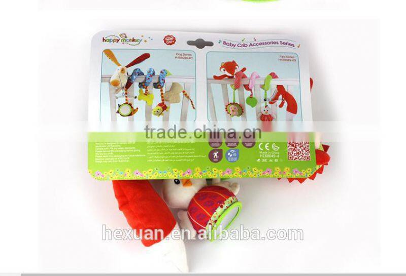 Baby toddler car bed stroller crib cot pram hanging musical spiral activity