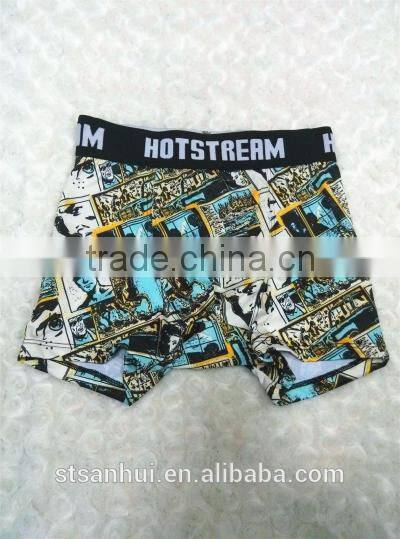 wholesale mens fashion printed boxer shorts briefs 2014