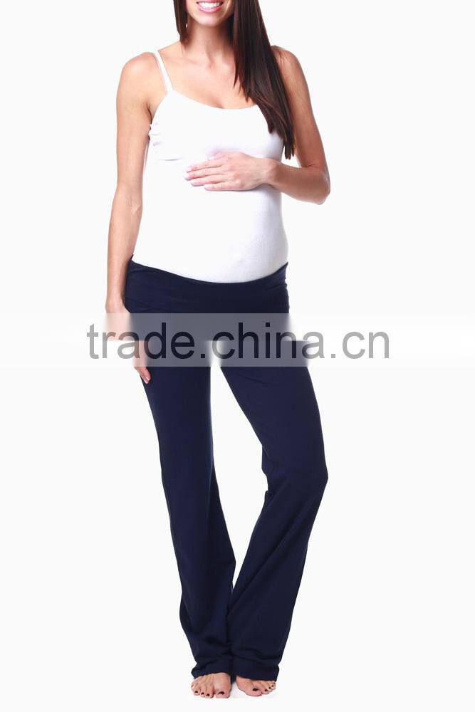 NAVY BLUE MATERNITY YOGA PANTS