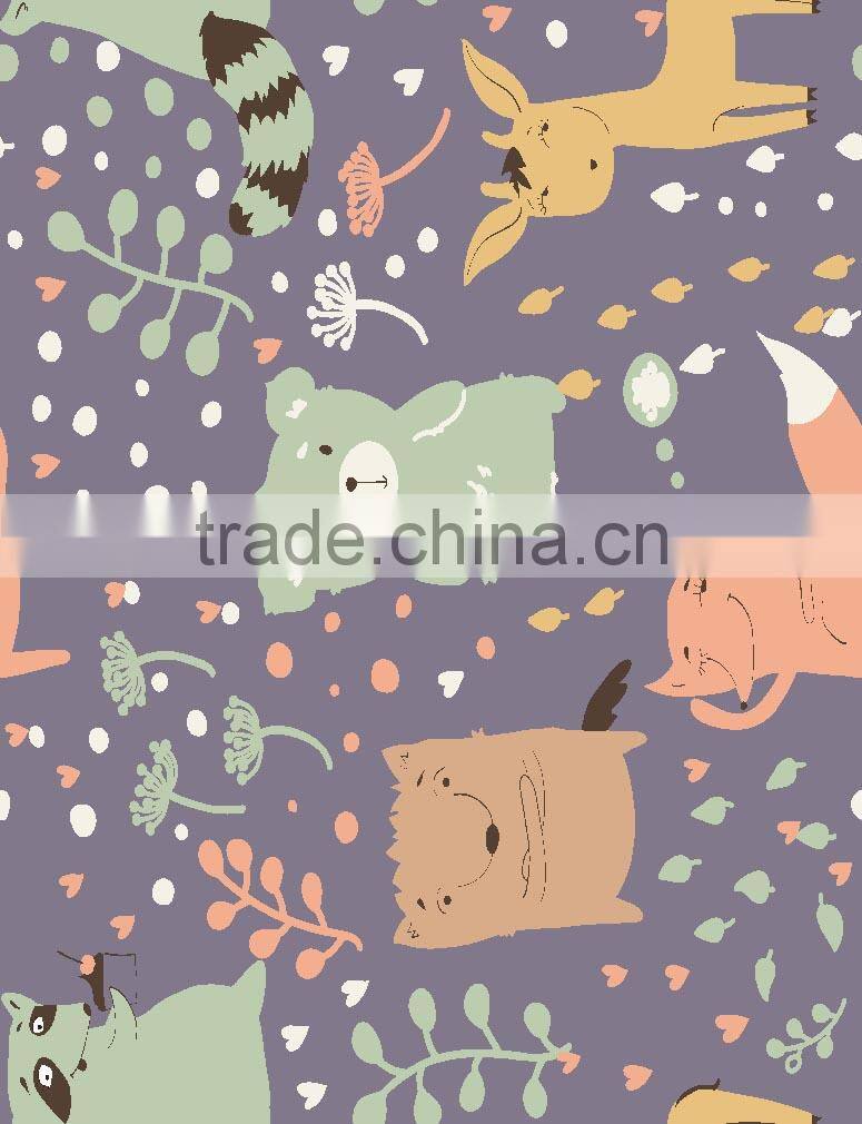 Lovely 3D Screen Printing Animal Blanket Products Accessory
