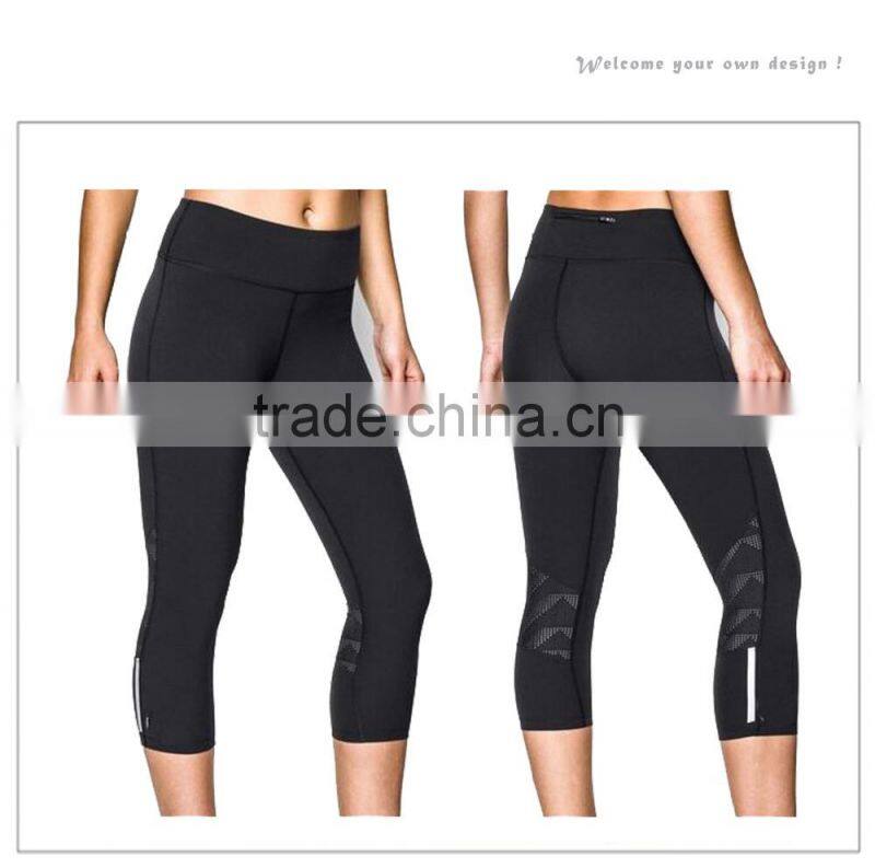 candy colored waistband polyester spandex yoga tight hot leggings