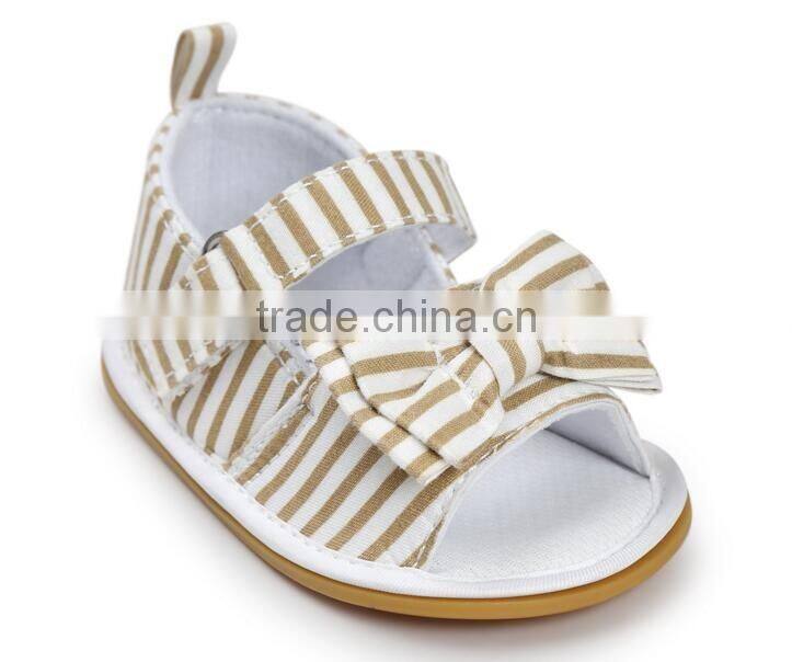 denim baby girl shoes, stripe baby girl shoes
