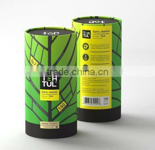 beautiful design of Cylinder tea box