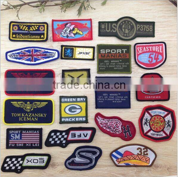 New Indian Clothing Fabric Logo Emnroidery Patch