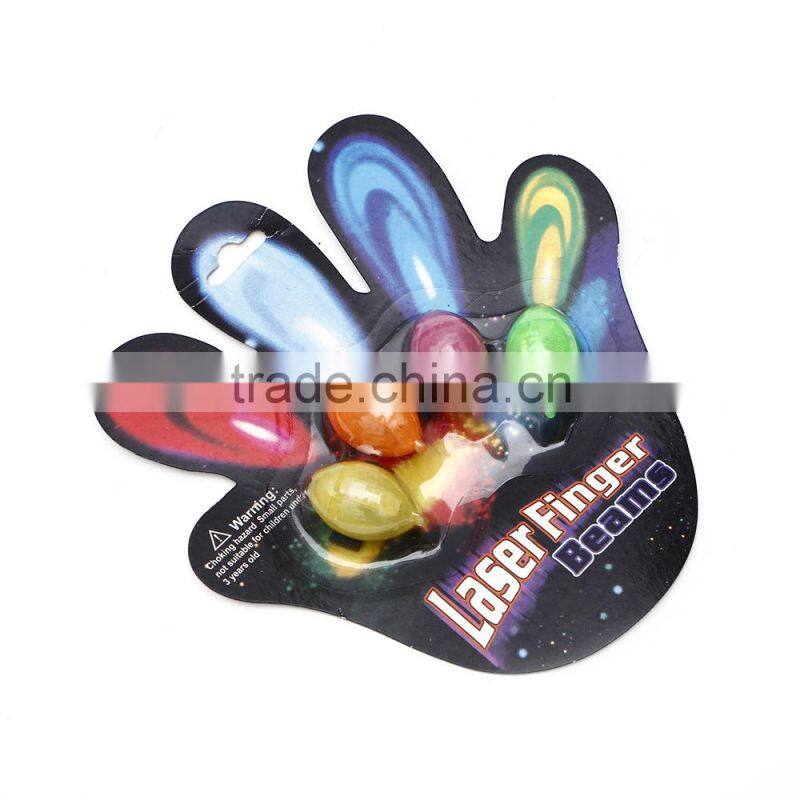 LED flashing ring customized projection finger rings laser rings party favor
