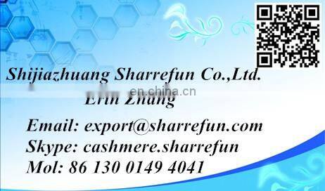 Mongolian fine brown cashmere tops with SGS