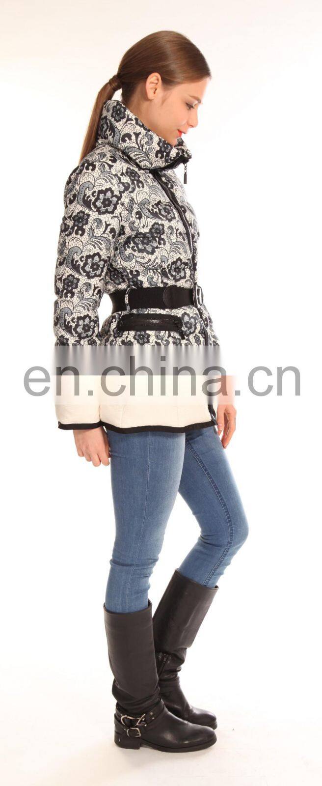 Customized Design High Quality Duck Feather Women Jacket