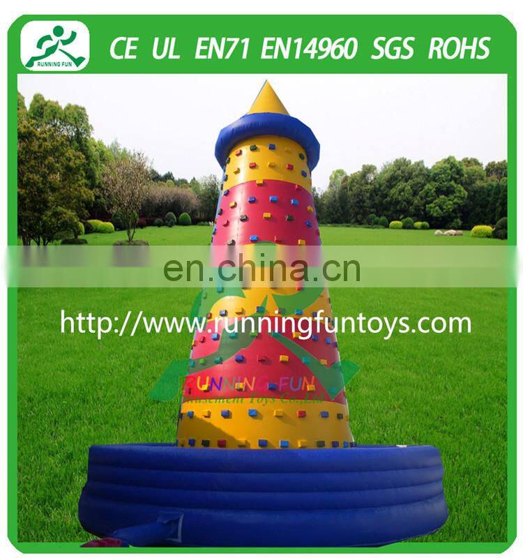 Inflatable rock climbing wall, inflatable rock climbing wall price for sale