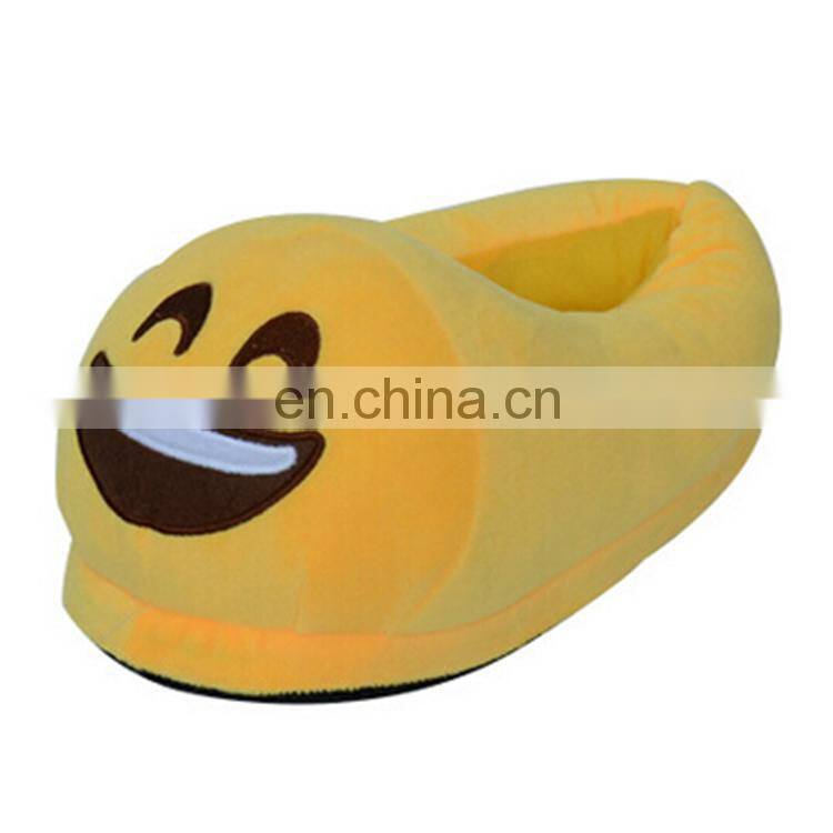 Hot Sale Funny Emoji Bedroom Slippers Wholesale