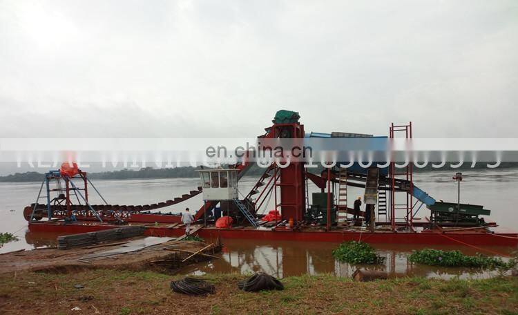 Bucket Chain Gold Dredger Gold Mining Equipment