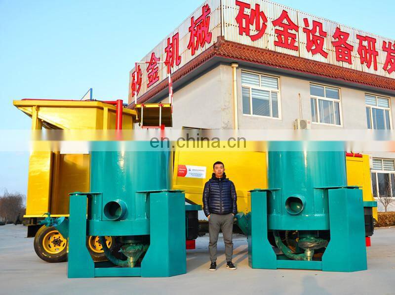 SINOLINKING Portable Small and Effective Gold Mining Trommel with patent