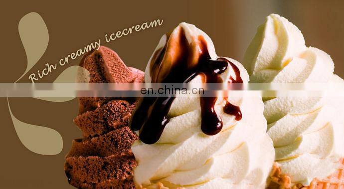 Commercial high quality soft ice cream machine for sale