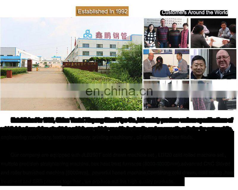 seamless pipe shock absorber using st52 honed tube