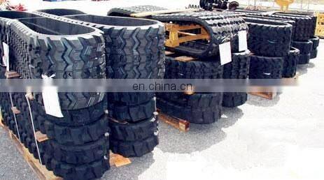 pc50 Excavator undercarriage spare part rubber track mini excavator rubber tracks on sale