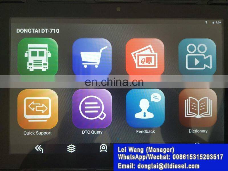 Diagnostic Scanner 12v 24v for all diesel car DT710