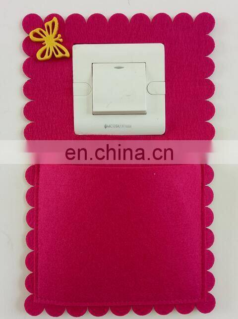 Felt Wall Hanging Cell Phone Charger Holder