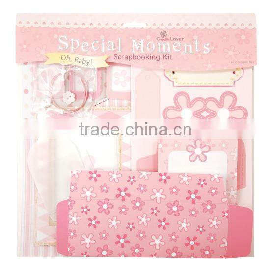 DIY Craft Set Special Moments Baby girl Scrapbook Kit