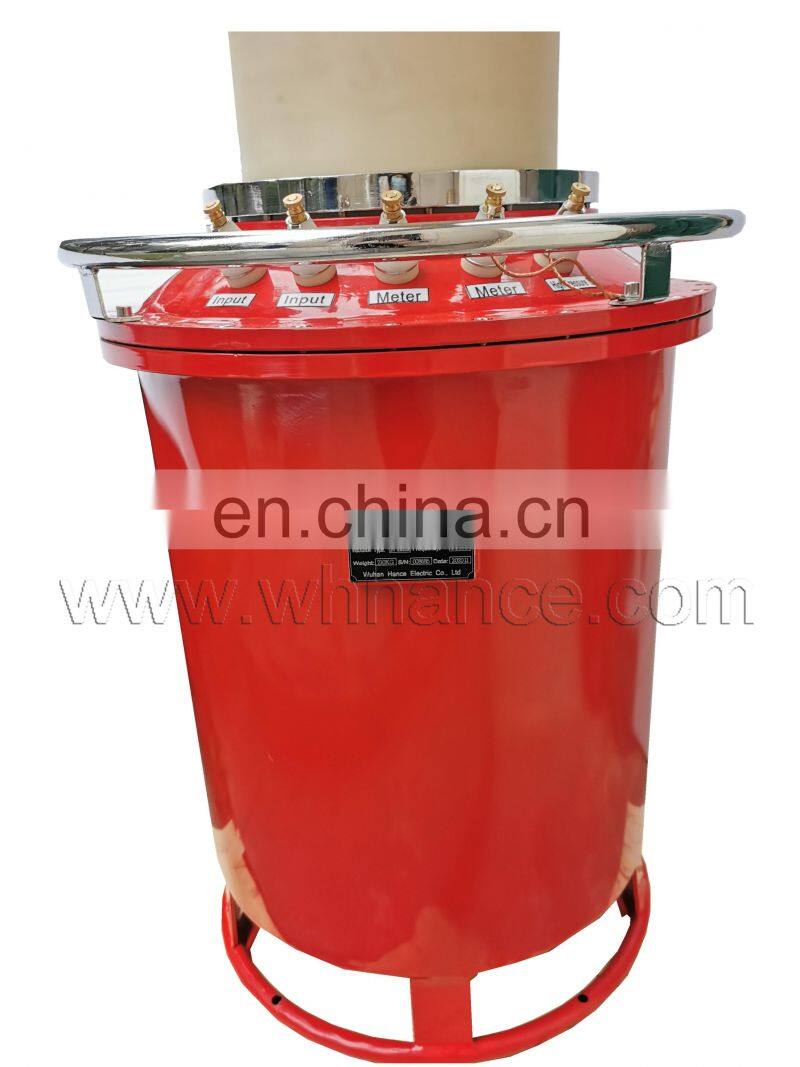 Fully insulated transformer for gas test