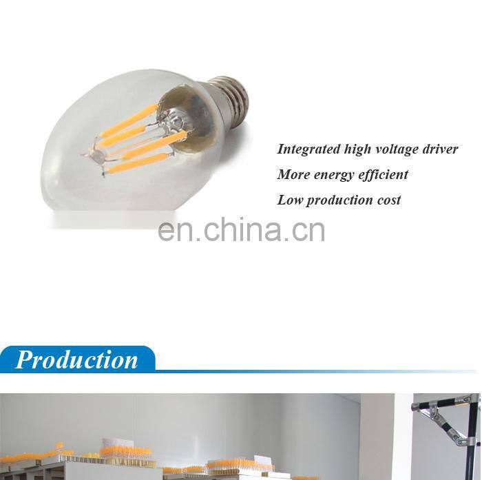 E12/E14 AC 110V 120V 60Hz Dimmable LED Edison Filament Candle Light Bulb 2W 4W 6W Replace 20w 40w 60W Incandescent Lamp Lighting