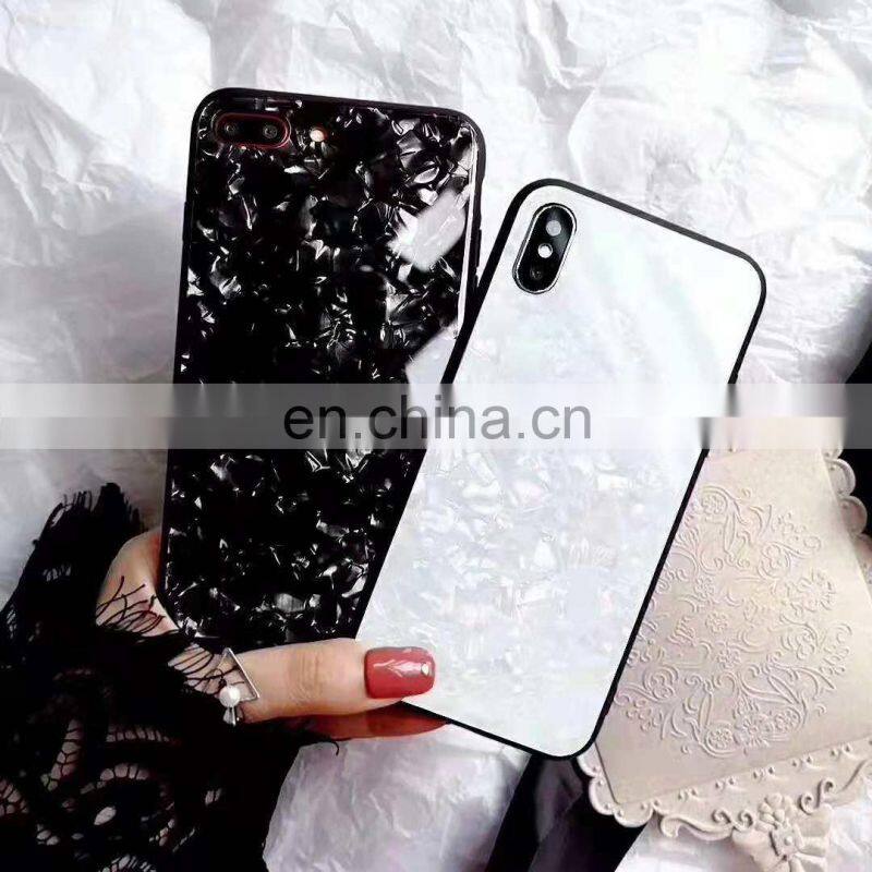 Manufacturer Directly Supply Cell Phone Tempered Glass Case For IPhone X Glass Phone case