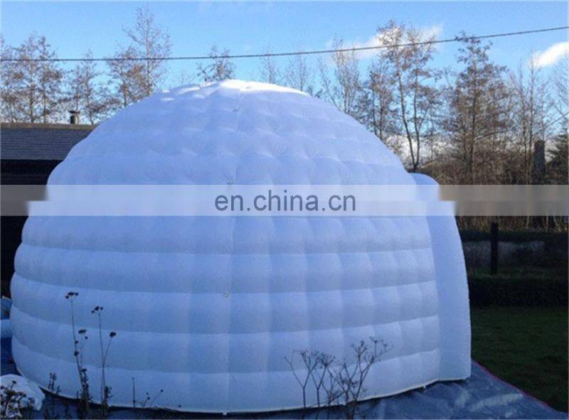 Outdoor Advertising Inflatables Large Inflatable Event Dome Tent With Led Light For Sales