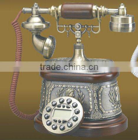 hot sale decorative resin Antique old phone keyboards