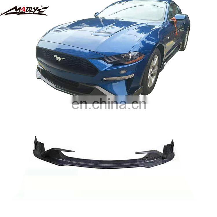 High Quality body kits for 2019 Mustang Front Lip Rear Lip Side Skirts Spoilers Carbon Fiber Material body kits for Ford Mustang
