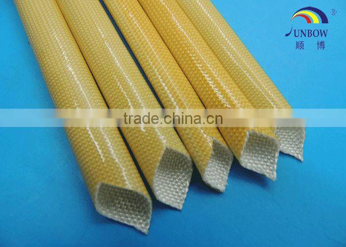 SUNBOW RoHS 155C F Dielectric Insulation PU Fiberglass Sleeving for Motors