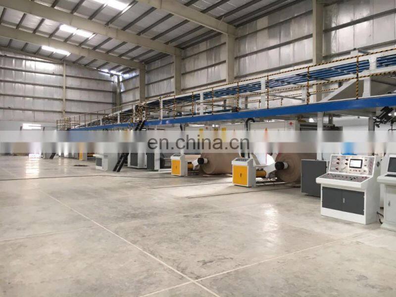 WJ120-1800- 5-ply corrugated paperboard production line