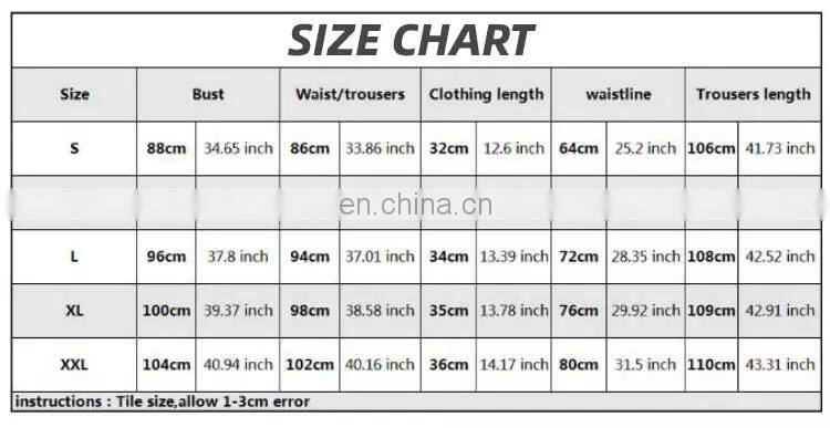 2020 Fall Fashion Woman Clothes Round Neck Crop Top High Waist Pants Two Piece Set