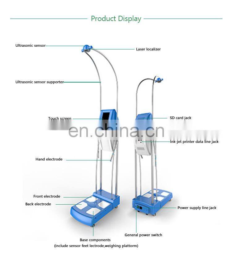 Original 3d nls body health analyzer body fat & muscle analyzer magnetic resonance human body analyzer