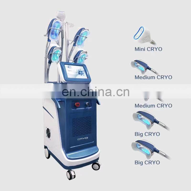 2022 Best 360 Cryotherapy 4 Handles Fat Removal Machine Vacuum Body Slimming 360 Cryolipolysis