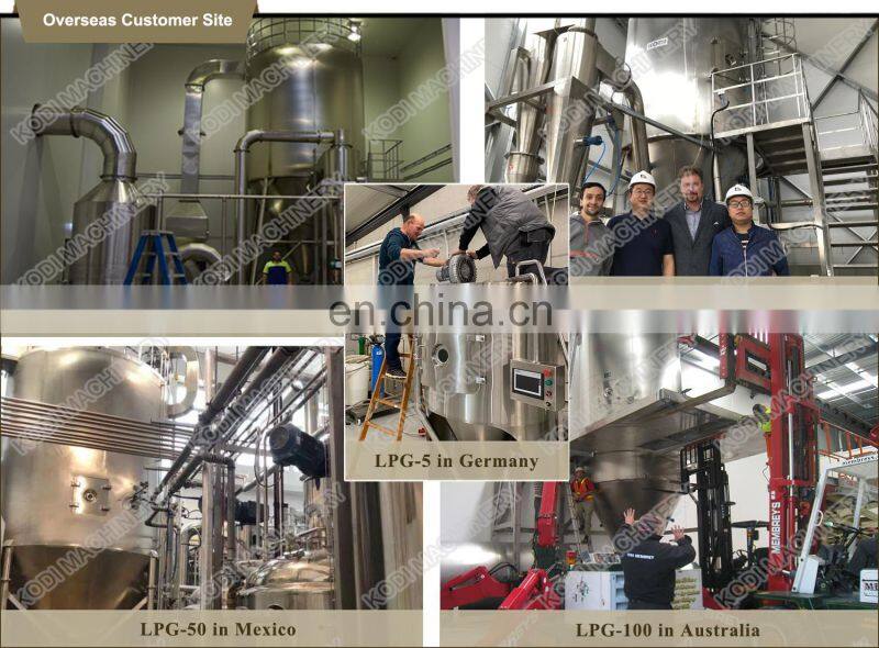LPG Series Food Spray Dryer Spray Secador Machine
