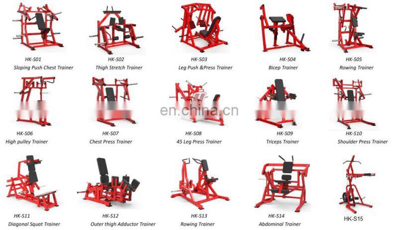 Factory wholesale hammer type commercial fitness equipment hammer type fitness equipment kneeling leg bend machine