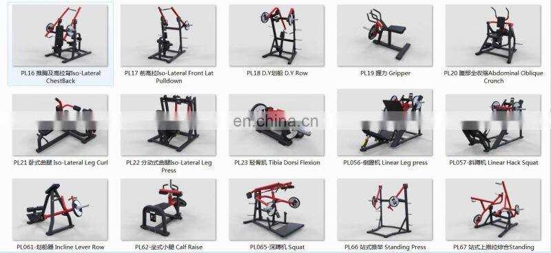 Customize High quality Gym equipment weight plate loaded Fitness Equipment Hammer Strength Iso-Lateral Leg Curl gym trainer