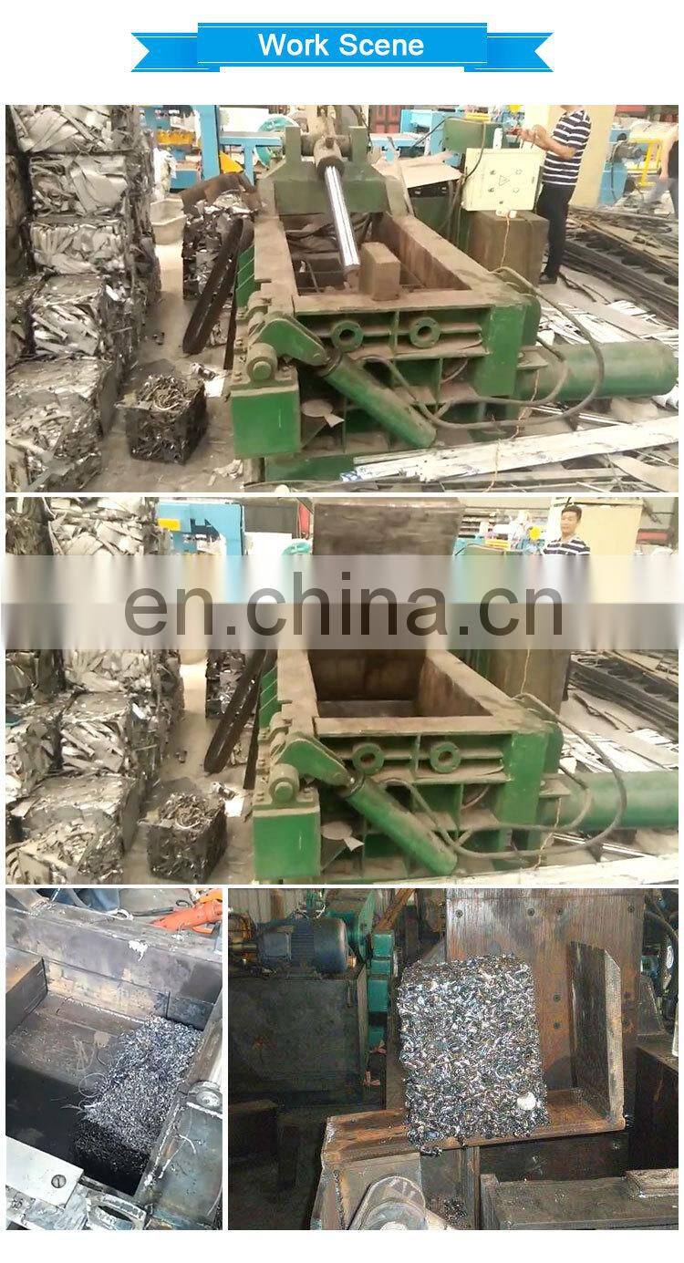 High Capacity Cans Compressing Machinery Scrap Iron Aluminum Metal Baler