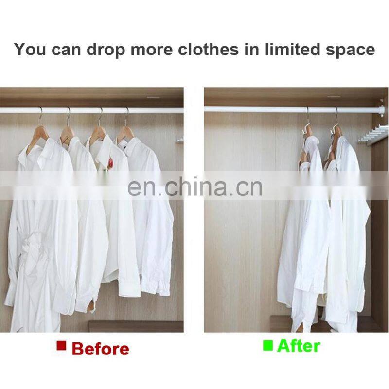 Mini Clothes Hanger Connector Hooks Cascading Plastic Wardrobe Coat Organizer Rack Holder Space Saving for Closet