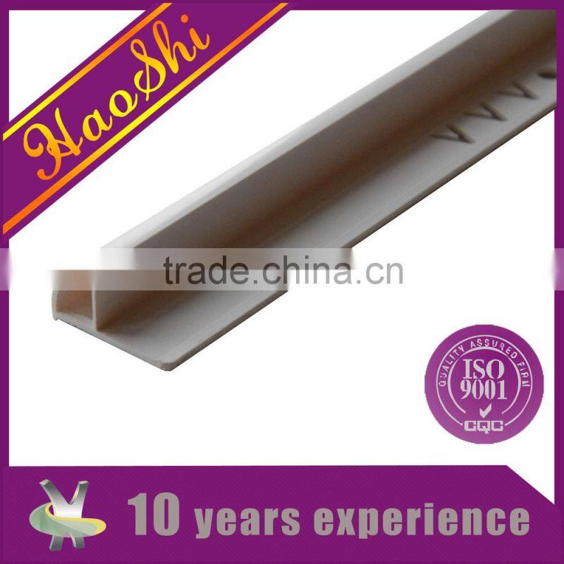 Golden supplier plastic profile corner edging trim