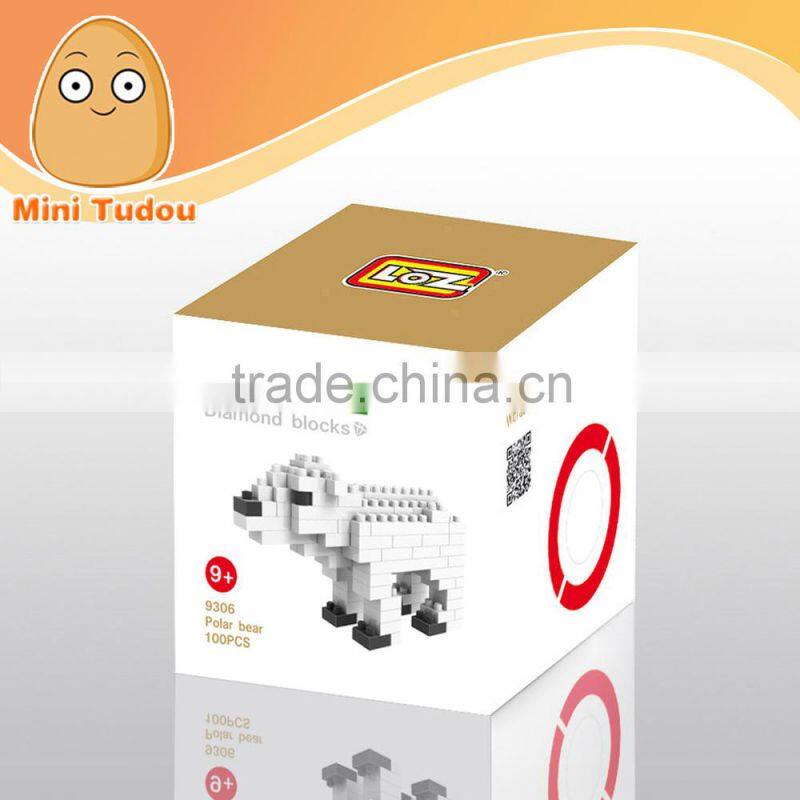 LOZ Diamond Blocks Cartoon Figure Blocks Present for Kids