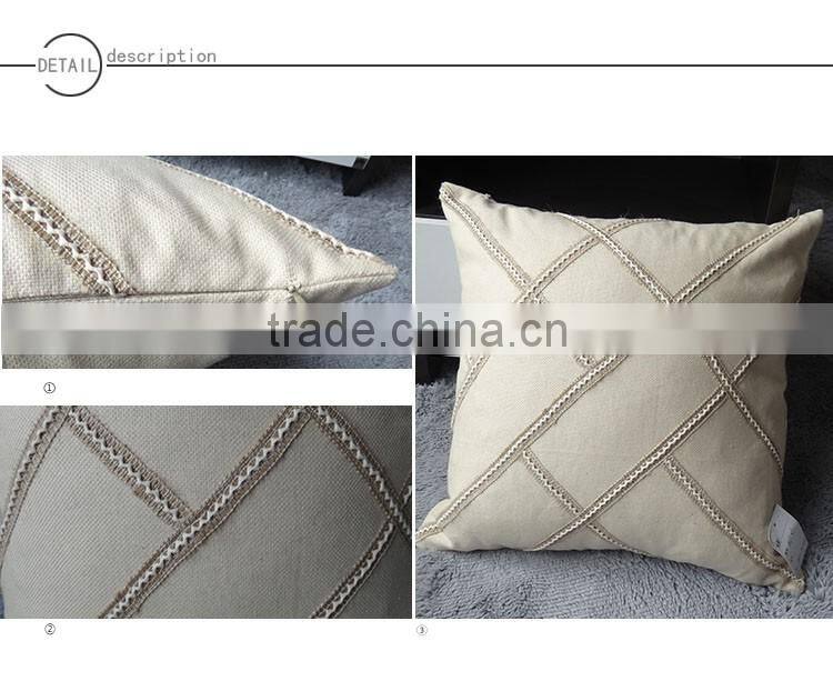 Hand embroidered back support popular cushion