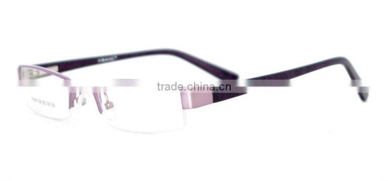 half frame eye glasses frame and spectale fancy glases frame for women and men