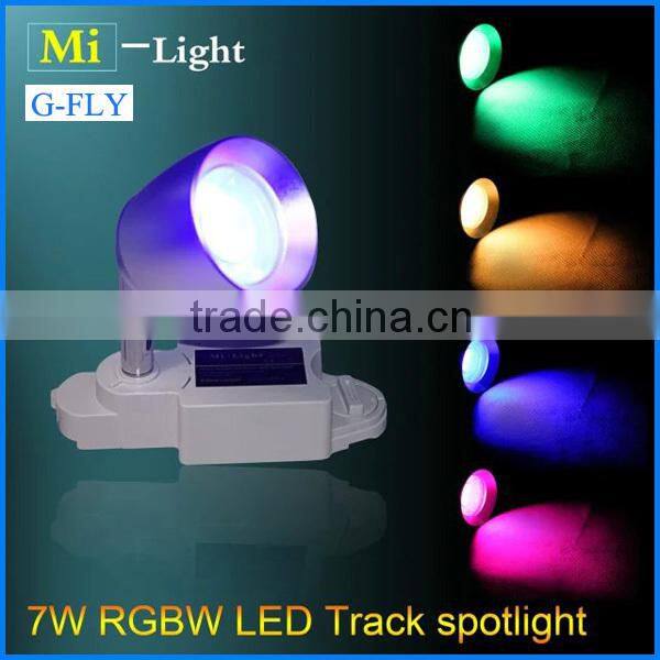 high quality ce rohs approved aluminum rgbw 7w wifi led track lighting