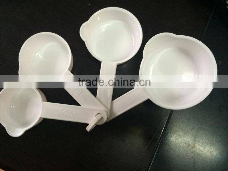 2016 CUSTOM print 4pcs cheap Plastic Measuring Spoon