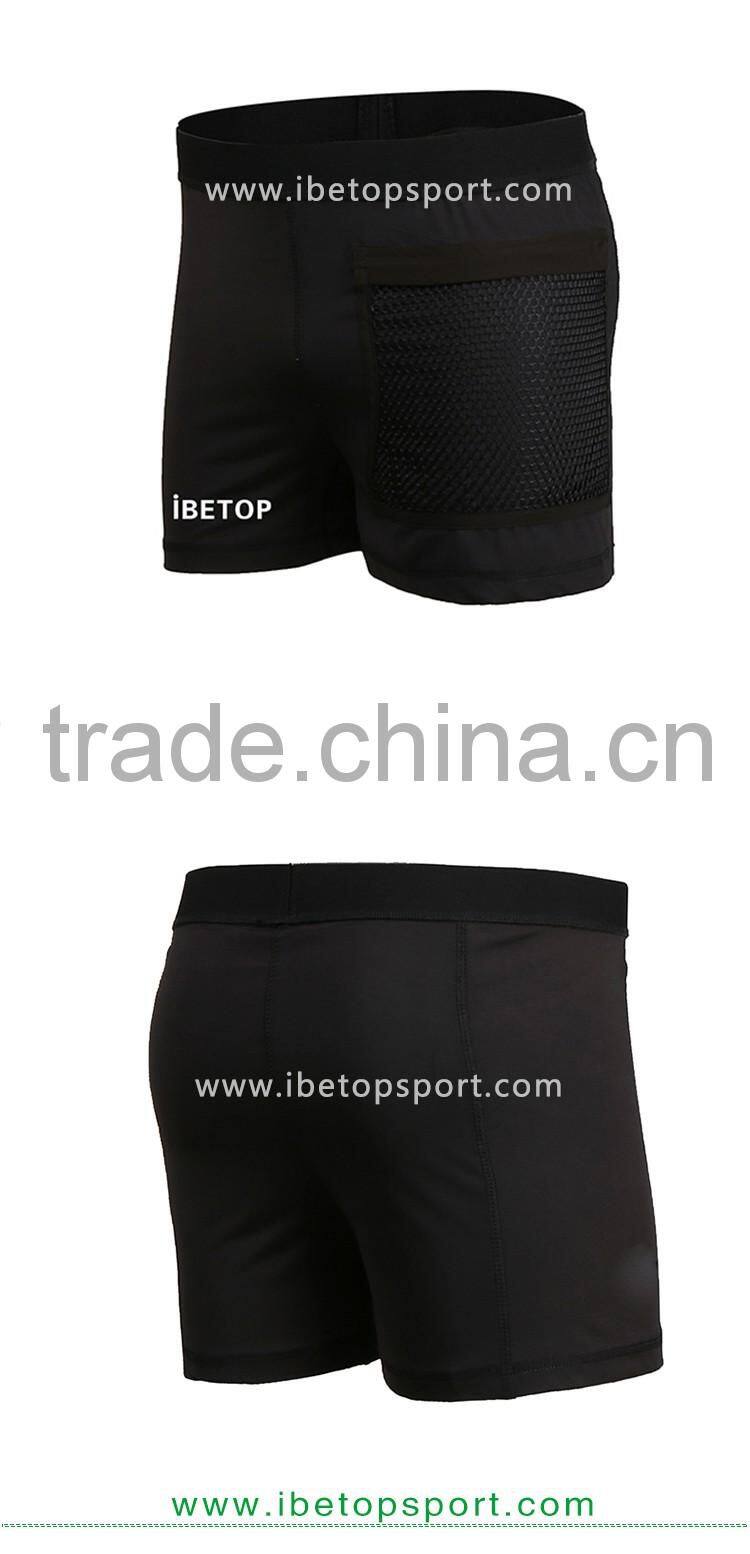 OEM Hot design custom team black soccer short