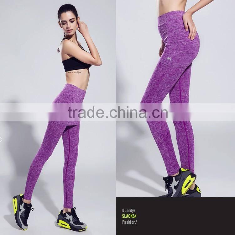 Latest style skinny sport joggers women trousers