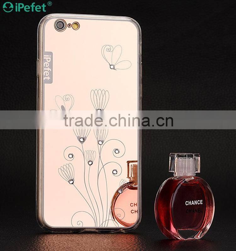 Hot selling newest luxury mirror phone case cover for iPhone 6 mirror case