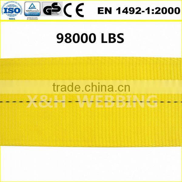 10T double flat polyester web sling