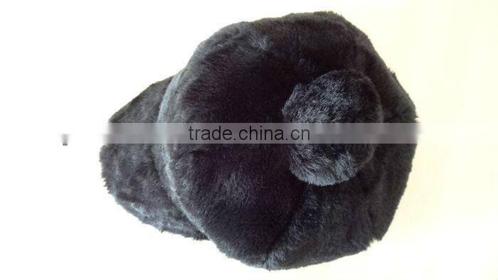 black fashion ladies winter hat