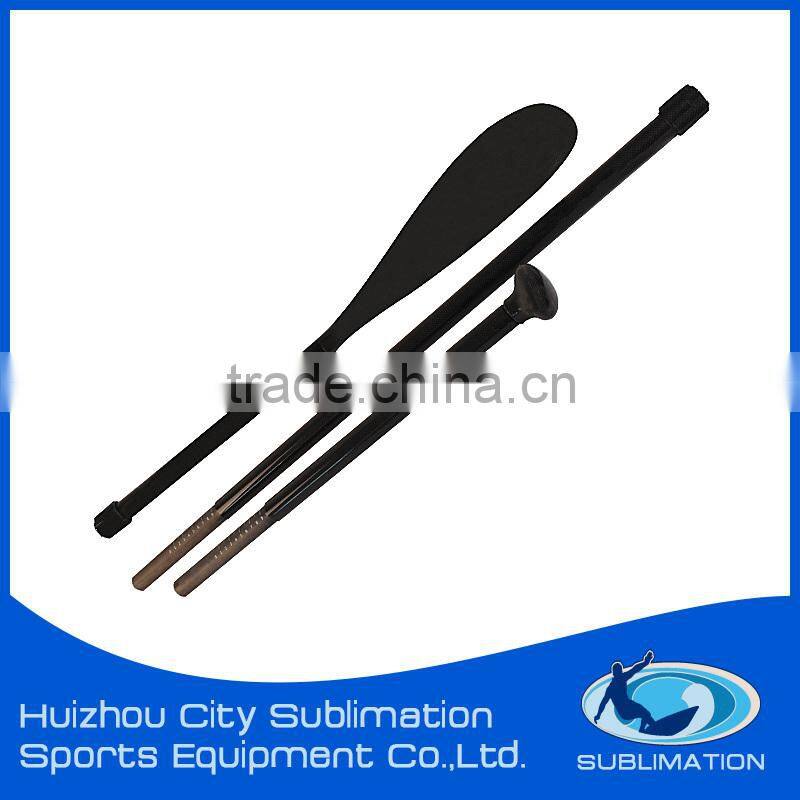 High Quality Enforced ABS edge Fiberglass Carbon SUP Paddle, Adjustable Plastic Paddle, Dragon Boat Paddle