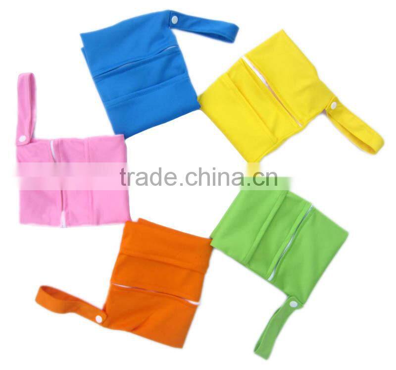 AnAnBaby Quilted Cute Pink Baby Diaper Bags with PUL Fabric